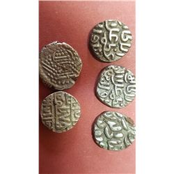 Collection/Lot of Indian Sultanates coins