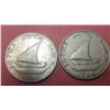 Image 2 : Two South Arabia 50 Fils, 1964