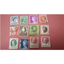 Lot collection of Australian stamps