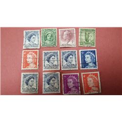 Lot collection of Australian stamps