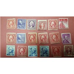 Lot collection of American stamps