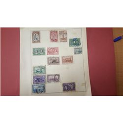 Lot collection of Canadian stamps