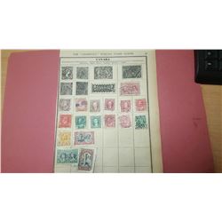 Lot collection of Canadian stamps