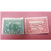 Image 1 : US Postage Stamp Panama-Pacific Exposition Commemorative issue one & Two cents 1912-15