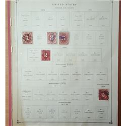 US Postage Due Stamps from 1891 to 1933, Rare