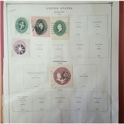 US Postage envelopes Stamps, 1853 to 1903,  Rare