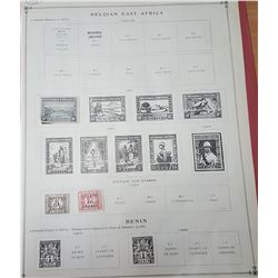 Belgian east africa, postage due 1924, Belgium 1869 - 1930