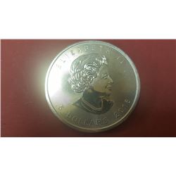 Canada 5 Dollars - Elizabeth II 4th portrait; Silver Bullion Coinage
