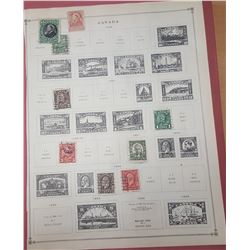 Canada stamps 1928-35 & Bermuda stamps 1910