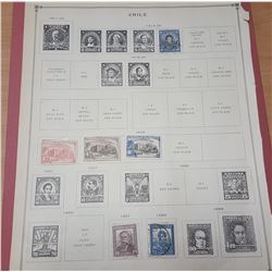 Chile Postage and air post stamps