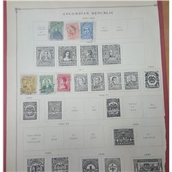 Stamps - Columbian Republic and Cuba