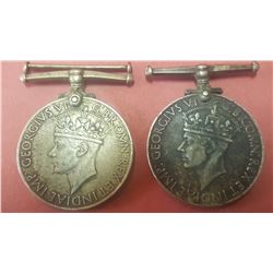 Two India War medals, 1939-1945