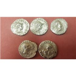 Lot Collection of ancient SILVER  Indo-Greek Coins