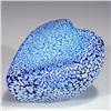 Image 2 : 1: Fote Blue Cobblestone Heart Paperweight
