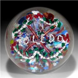 9: Antique American Lg Souvenir Paperweight