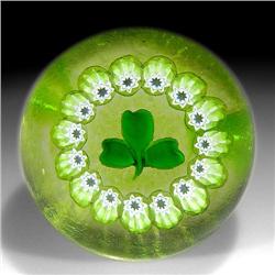 13: Caithness 1988 Mini Shamrock Paperweight