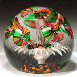 20: Antique Bohemian Bouquet Paperweight