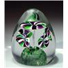 Image 1 : 22: Antique Bohemian Egg-Shaped Paperweight