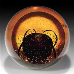 49: Selkirk 2000 Amber Queen Paperweight