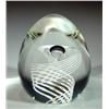 Image 1 : 53: Steuben High-Domed Crystal Paperweight