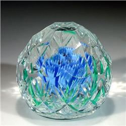 55: Caithness 1996 Cornflower Paperweight