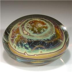 68: Coleman 1974 Abstract Paperweight