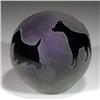 Image 2 : 70: Correia Dogs Frosted Glass Paperweight