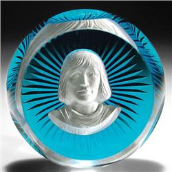 77: Franklin Mint/Baccarat 1976 Joan of Arc