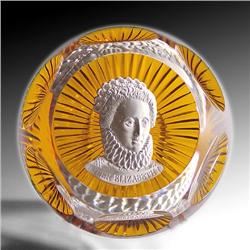 79: Franklin Mint/Baccarat 1976 Elizabeth 1st