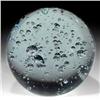 Image 1 : 81: Large Abstract Crystal Bubble Paperweight