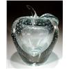 Image 1 : 85: Magnum Crystal Bubble Apple Paperweight