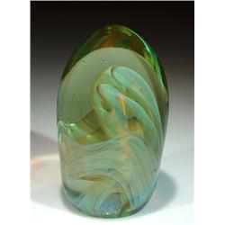 88: Gilbert Johnson 1972 Abstract Paperweight