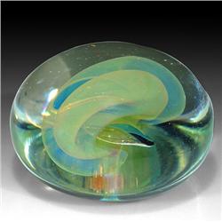 89: Gilbert Johnson 1972 Abstract Paperweight
