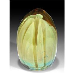 90: Gilbert Johnson 1973 Abstract Paperweight