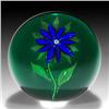 Image 1 : 92: Harry A. Cooper Blue Flower Paperweight
