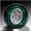 197: Antique Woman Sulphide Paperweight