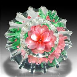 231: Orient & Flume Pink Camillia Paperweight