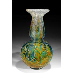 232: Large Abstract Glass Vase