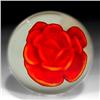 Image 2 : 235: Upright Red Crimp Rose Paperweight