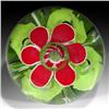Image 2 : 238: Possibly American Red Flower Paperweight