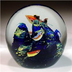286: Lampwork Fish Paperweight