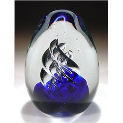 288: High-Domed Spiral Veil Paperweight