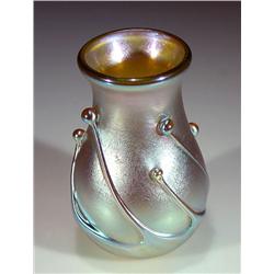 300: Lundberg Studios 1977 Mini Gold Vase