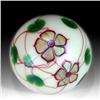 Image 1 : 301: Lundberg Studios 1977 Flower Paperweight