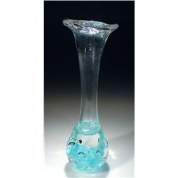 310: Joe St. Clair Floral Crystal Bud Vase