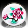 Image 1 : 312: Ken Rosenfeld 1984 Rose Paperweight