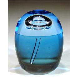 318: Kosta 1984 High-Domed Paperweight