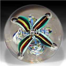 326: Antique American AL. HUFF Paperweight, W