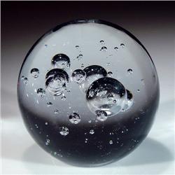 335: Crystal Bubble Paperweight