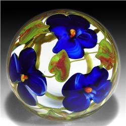 337: Richard Olma 1983 Flower Paperweight